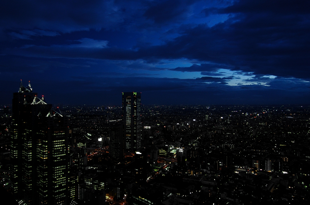 View from the Tokyo Metropolitan Government Building, Shinjuku, Tokio, Japan