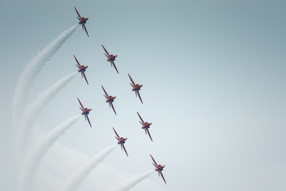 Red Arrows, Eastbourne Airshow 2013